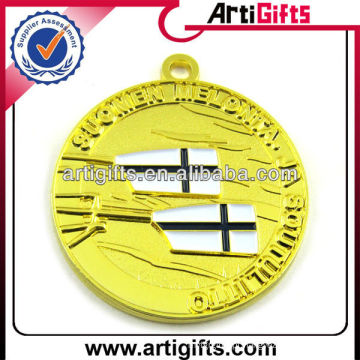 Medalha gravada feita sob encomenda redonda dos prêmios 50mm baratos